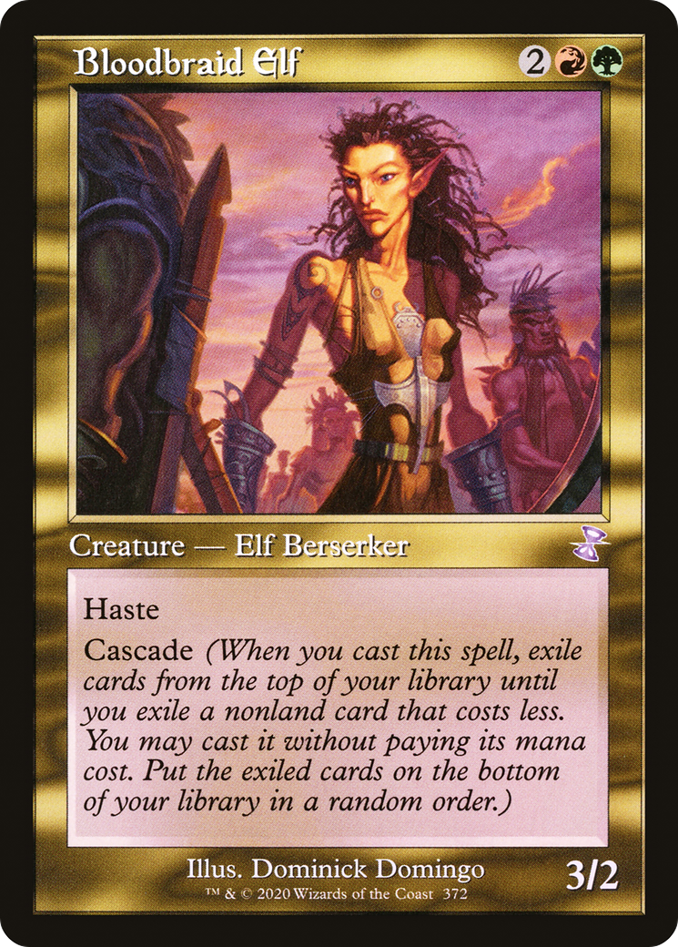Bloodbraid Elf (Retro) (372) Foil - Time Spiral Remastered