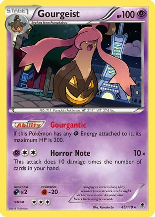 Gourgeist (45) Reverse Holofoil - XY Phantom Forces