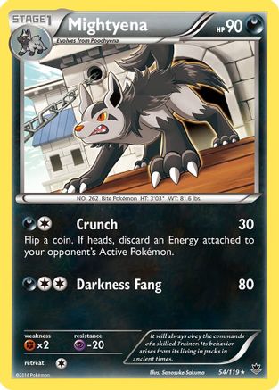 Mightyena (54) Reverse Holofoil - XY Phantom Forces