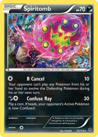 Spiritomb (55) Reverse Holofoil - XY Phantom Forces