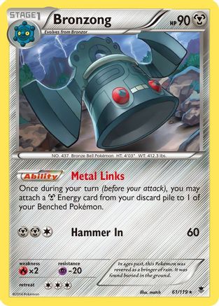 Bronzong (61) - XY Phantom Forces