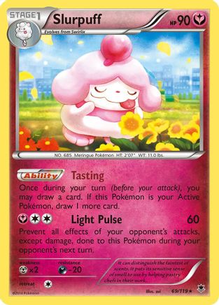 Slurpuff (69) Reverse Holofoil - XY Phantom Forces