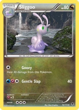 Sliggoo (76) Reverse Holofoil - XY Phantom Forces