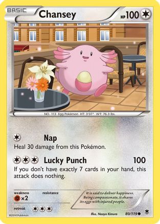 Chansey (80) Reverse Holofoil - XY Phantom Forces