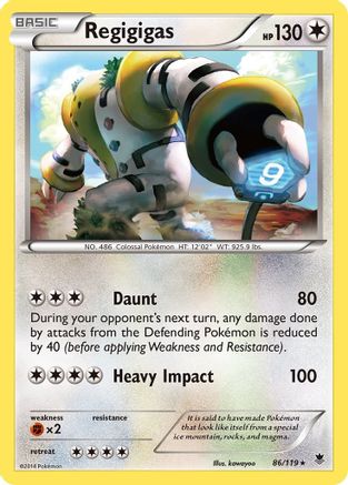 Regigigas (86) Reverse Holofoil - XY Phantom Forces
