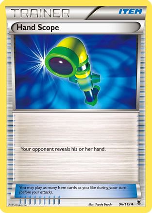 Hand Scope (96) Reverse Holofoil - XY Phantom Forces