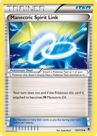 Manectric Spirit Link (100) Reverse Holofoil - XY Phantom Forces