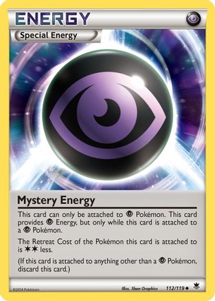 Mystery Energy (112) Reverse Holofoil - XY Phantom Forces
