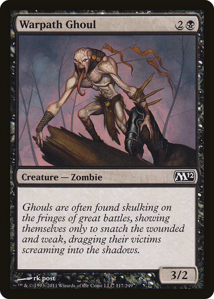 Warpath Ghoul (117) Foil - Magic 2012