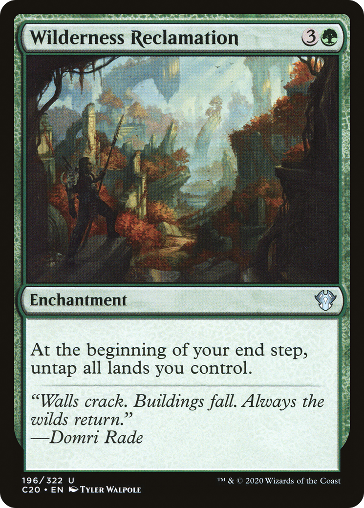 Wilderness Reclamation (196) - Commander 2020