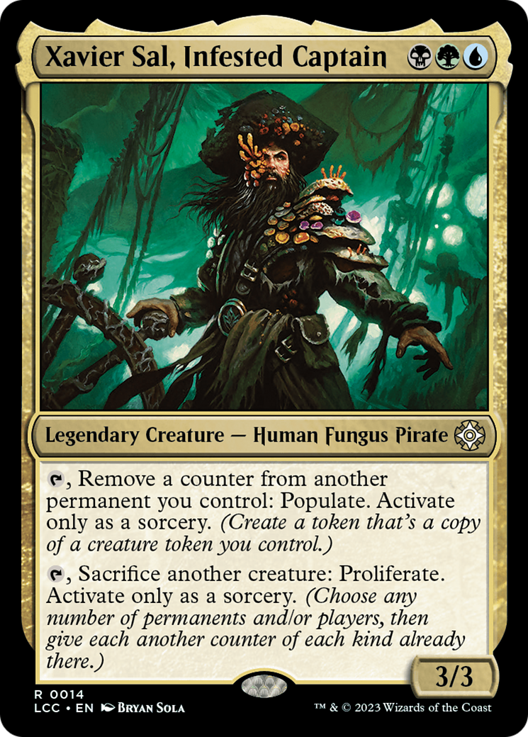 Xavier Sal, Infested Captain (014) Foil - The Lost Caverns of Ixalan Commander