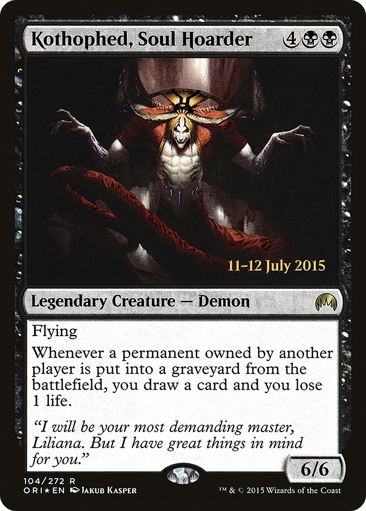 Kothophed, Soul Hoarder (104s) Foil - Magic Origins Promos