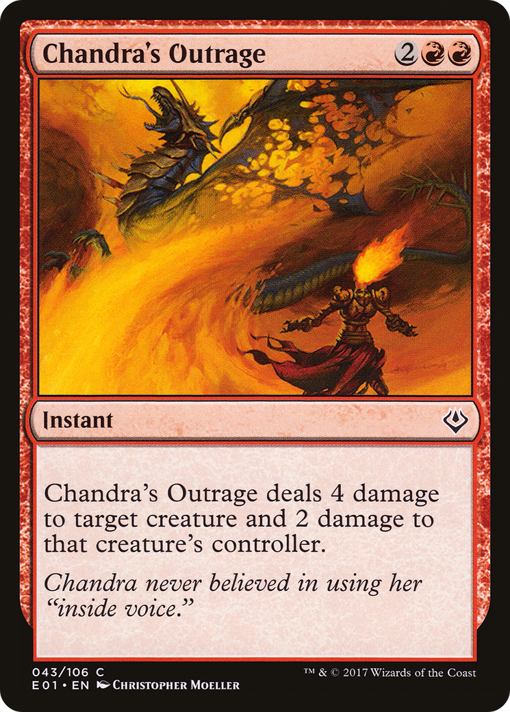 Chandra's Outrage (043) - Archenemy: Nicol Bolas