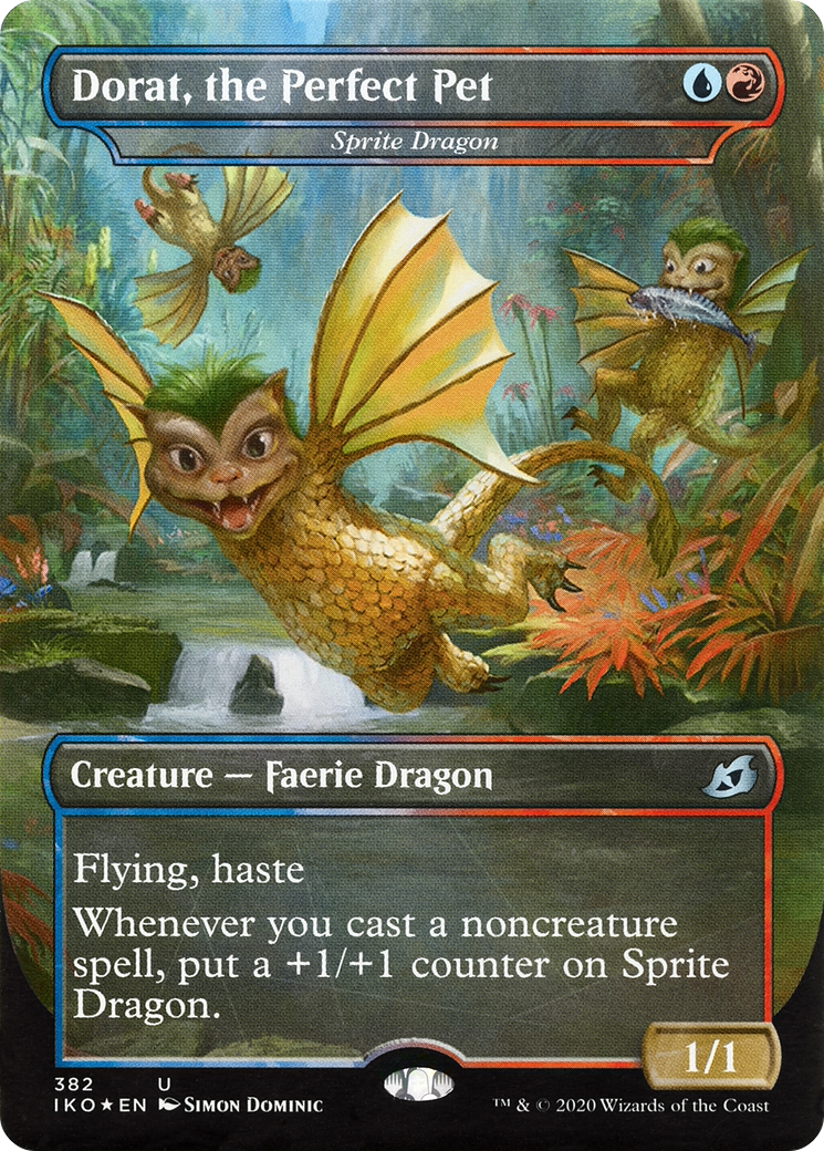 Dorat, the Perfect Pet – Sprite Dragon (382) - Ikoria: Lair of Behemoths