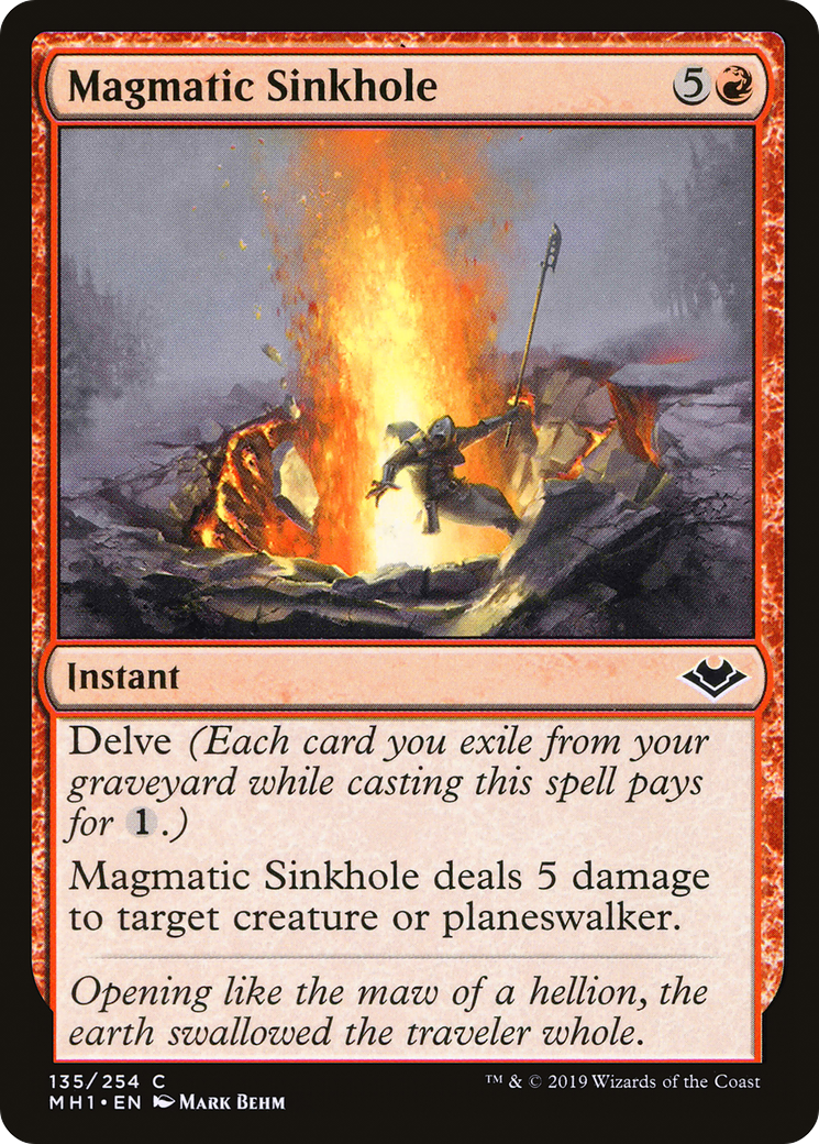 Magmatic Sinkhole (135) - Modern Horizons