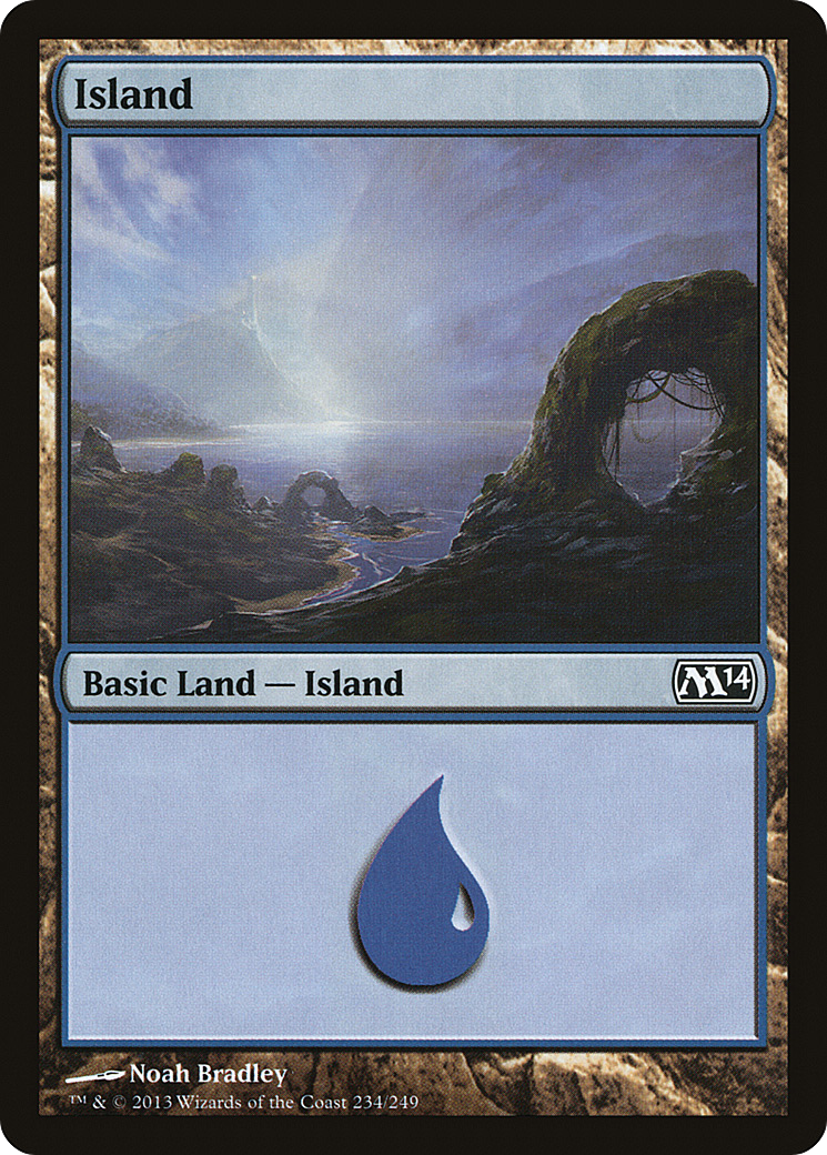 Island (234) Foil - Magic 2014