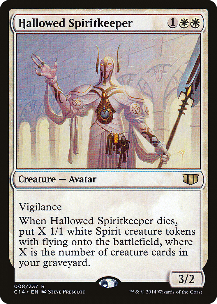 Hallowed Spiritkeeper (008) - Commander 2014