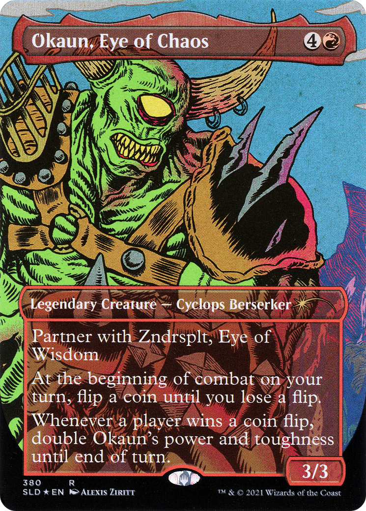 Okaun, Eye of Chaos // Okaun, Eye of Chaos (380) Foil - Secret Lair Drop