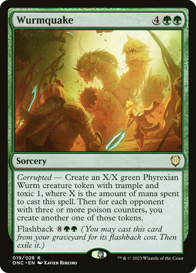Wurmquake (019) - Phyrexia: All Will Be One Commander