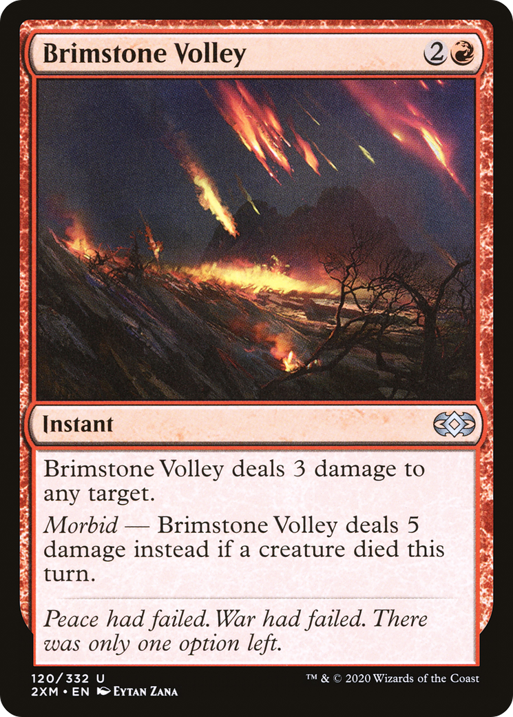Brimstone Volley (120) - Double Masters
