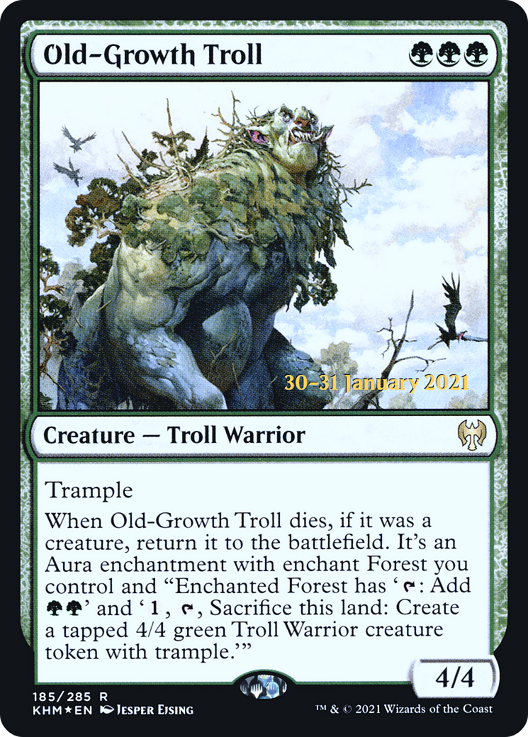 Old-Growth Troll (185) Foil - Kaldheim Promos