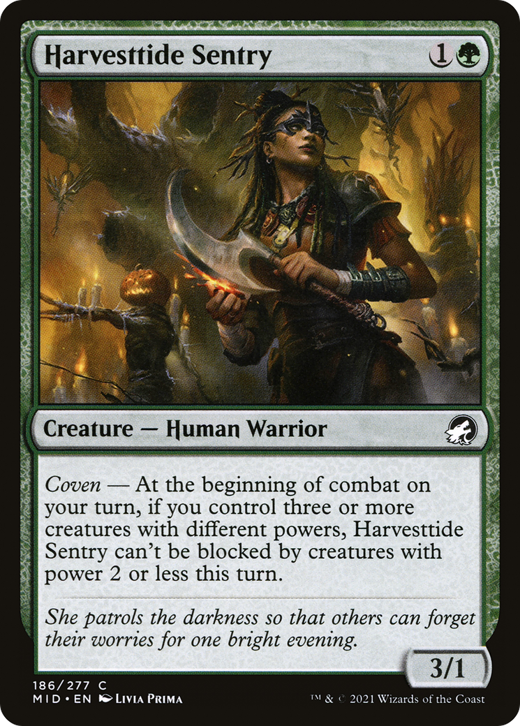 Harvesttide Sentry (186) Foil - Innistrad: Midnight Hunt