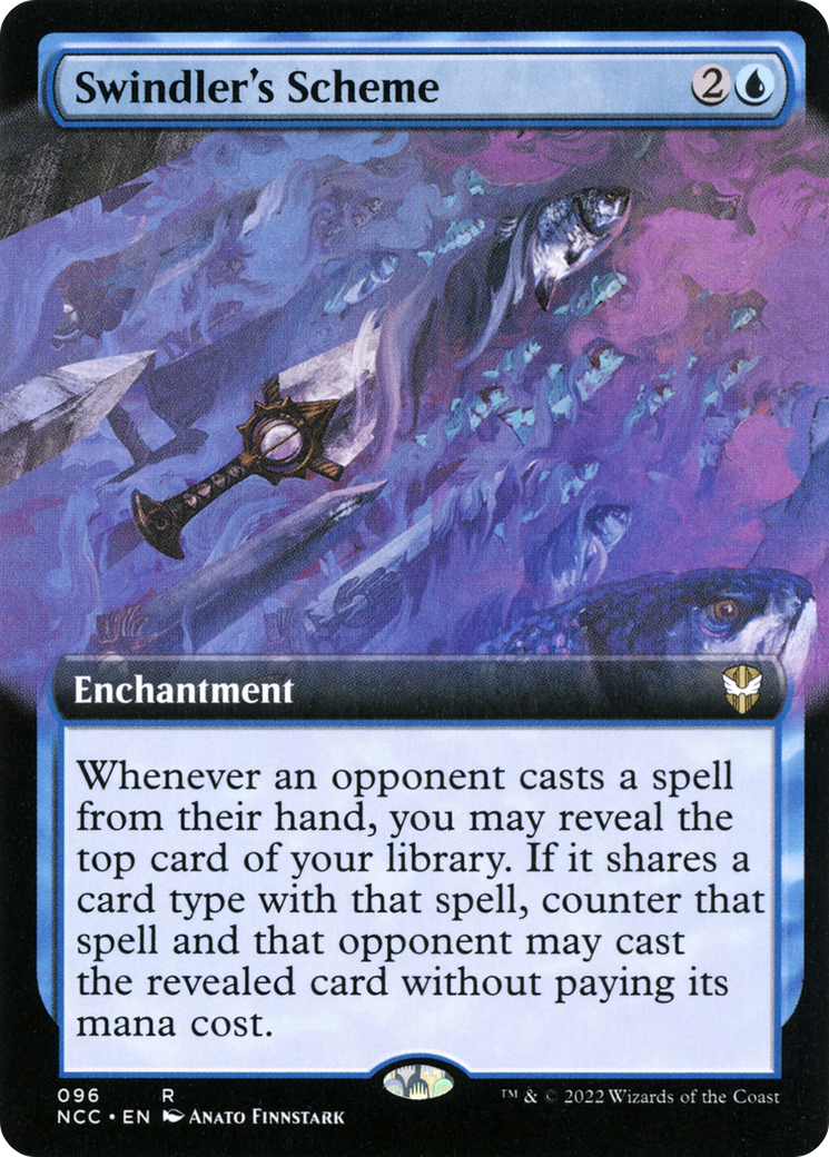 Swindler's Scheme (Extended Art) (096) Foil - New Capenna Commander