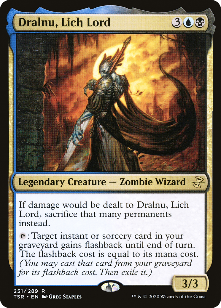 Dralnu, Lich Lord (251) Foil - Time Spiral Remastered