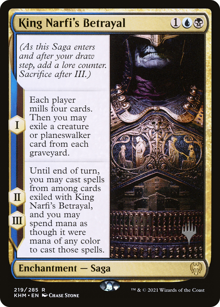 King Narfi's Betrayal (219) Foil - Kaldheim Promos