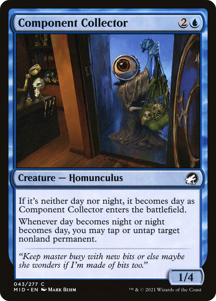 Component Collector (043) Foil - Innistrad: Midnight Hunt