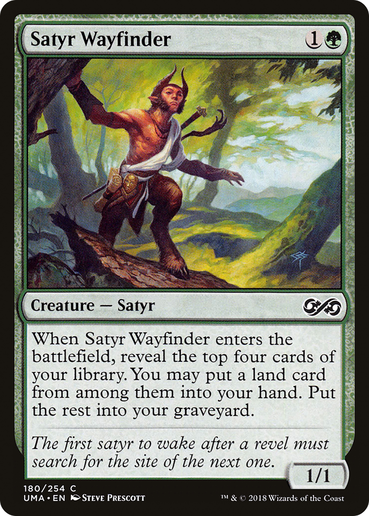 Satyr Wayfinder (180) Foil - Ultimate Masters