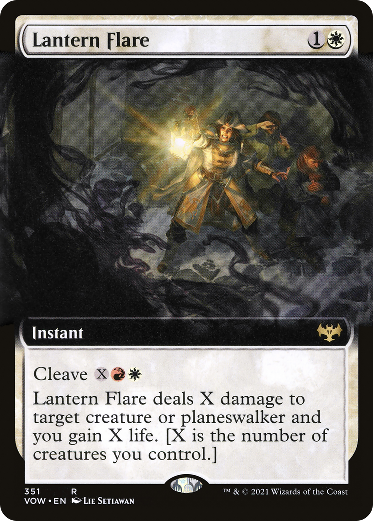 Lantern Flare (Extended Art) (351) Foil - Innistrad: Crimson Vow
