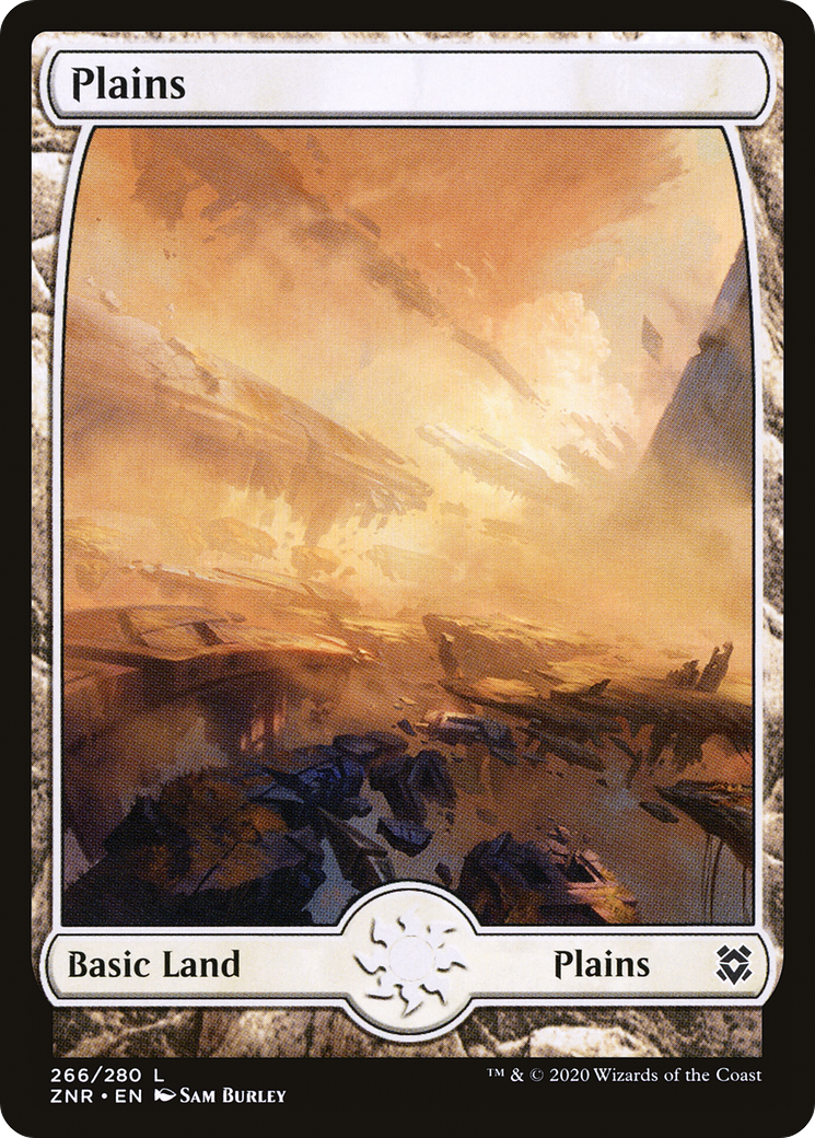 Plains – Full Art (266) Foil - Zendikar Rising
