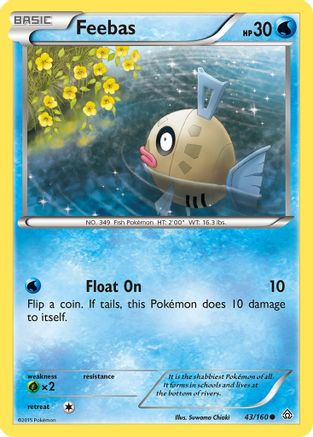 Feebas (43) Reverse Holofoil - XY Primal Clash
