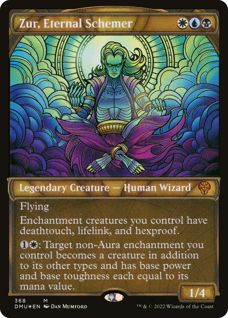 Zur, Eternal Schemer (Textured Foil) (Showcase) (368) Foil - Dominaria United