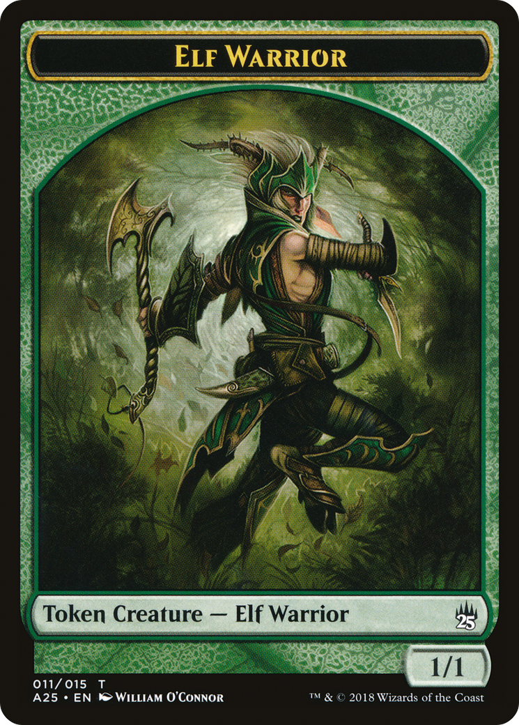 Elf Warrior Token (011) - Masters 25 Tokens