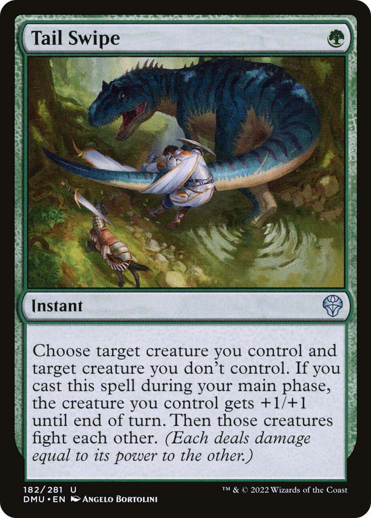 Tail Swipe (182) Foil - Dominaria United