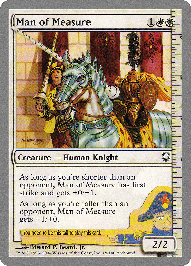 Man of Measure (018) Foil - Unhinged