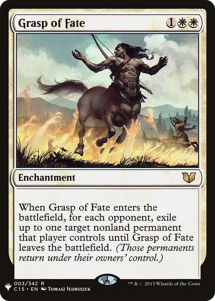Grasp of Fate (C15-3) - The List