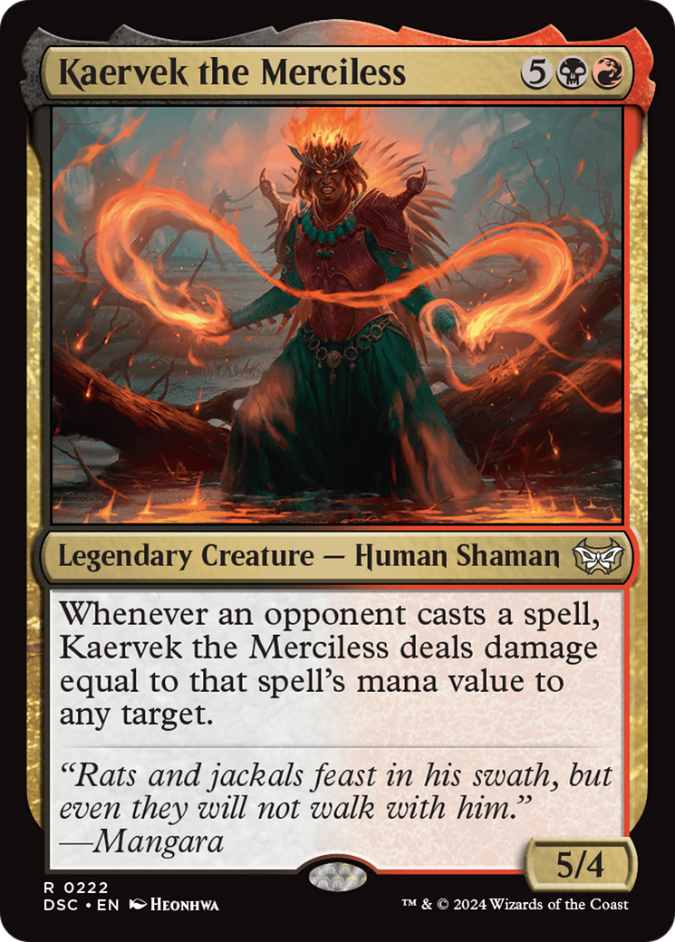 Kaervek the Merciless (222) - Duskmourn: House of Horror Commander