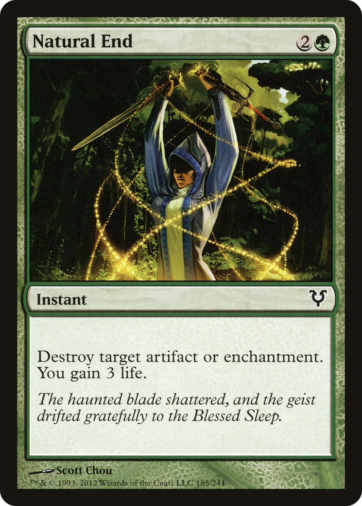 Natural End (185) Foil - Avacyn Restored