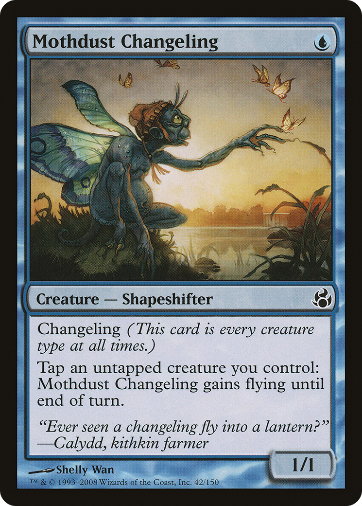 Mothdust Changeling (042) Foil - Morningtide