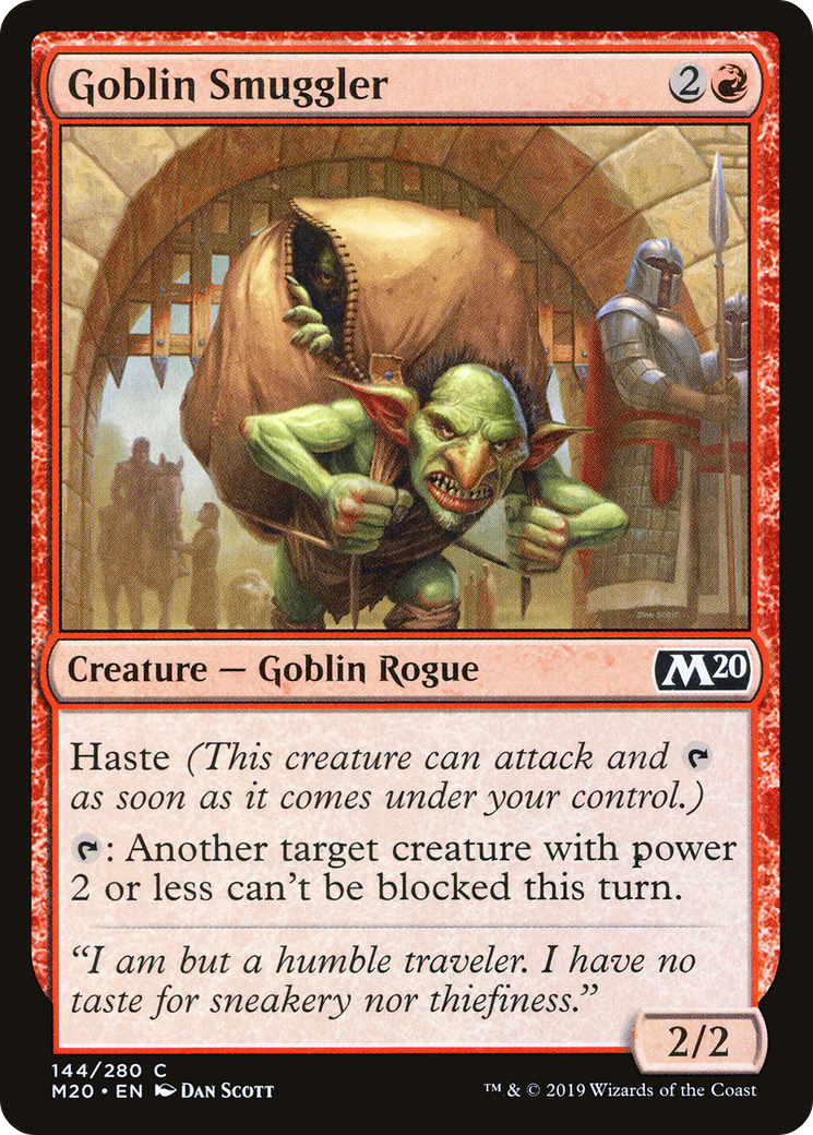 Goblin Smuggler (144) Foil - Core Set 2020