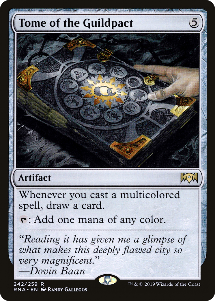 Tome of the Guildpact (242) Foil - Ravnica Allegiance
