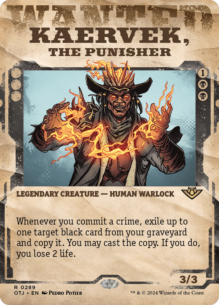 Kaervek, the Punisher (Showcase) (289) Foil - Outlaws of Thunder Junction