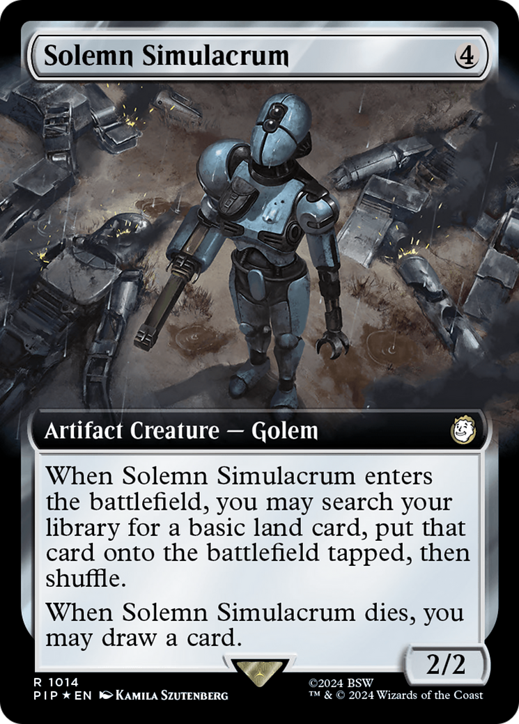 Solemn Simulacrum: (Extended Art) Foil (1014)