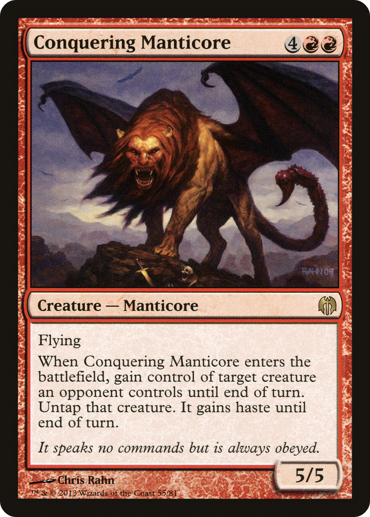Conquering Manticore (055) - Duel Decks: Heroes vs. Monsters