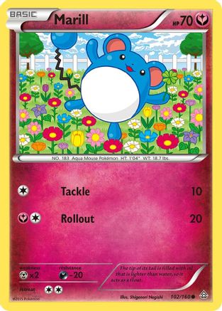 Marill (102) - XY Primal Clash