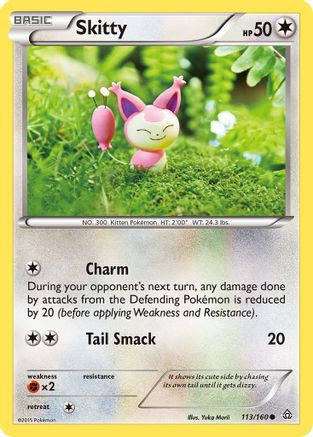 Skitty (113) Reverse Holofoil - XY Primal Clash