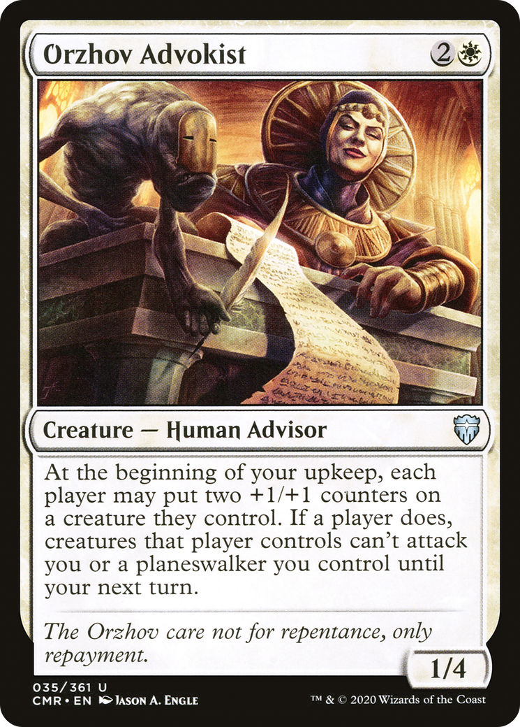 Orzhov Advokist (035) Foil - Commander Legends